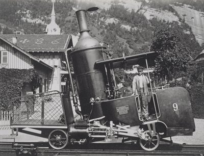 An Alpine Steam Locomotive by Austrian Photographer
